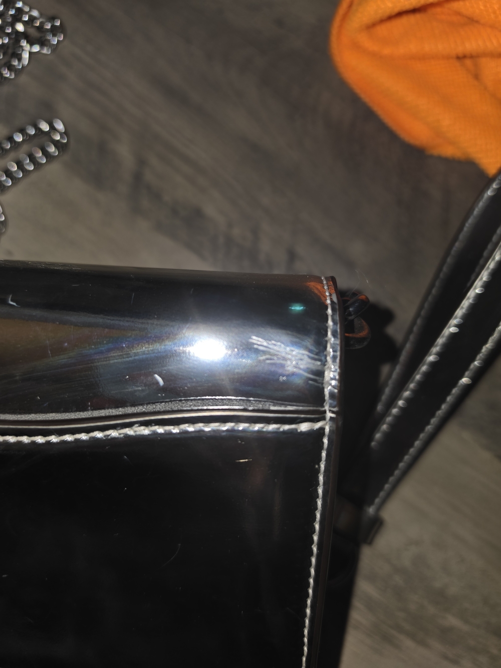 Coach Silver Chain Shoulder Bag - Women's Metallic . - Picture 6 of 10